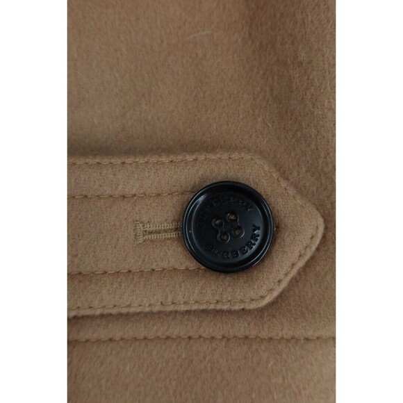 Burberry Women Size 4 (UK 6) Brown Baysbrooke Wool Check & Hearts Duffle Coat - Picture 7 of 16